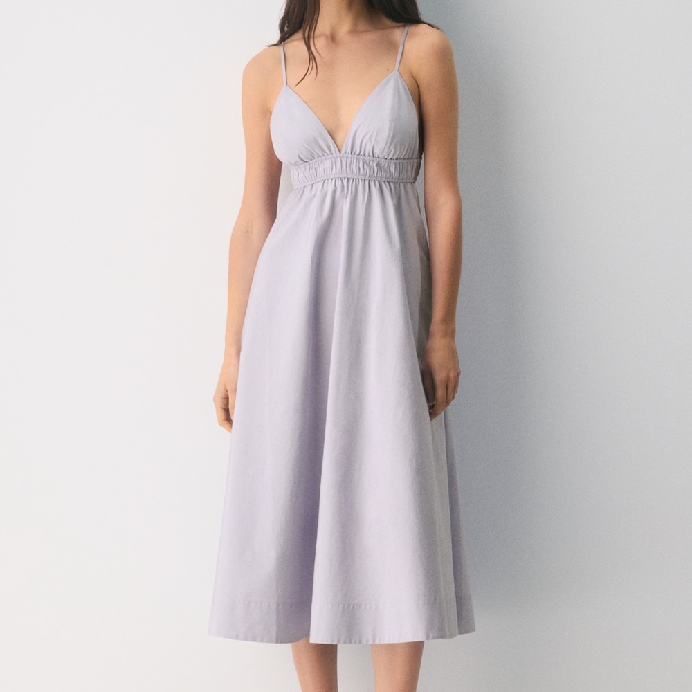 Encourage Poplin Dress White